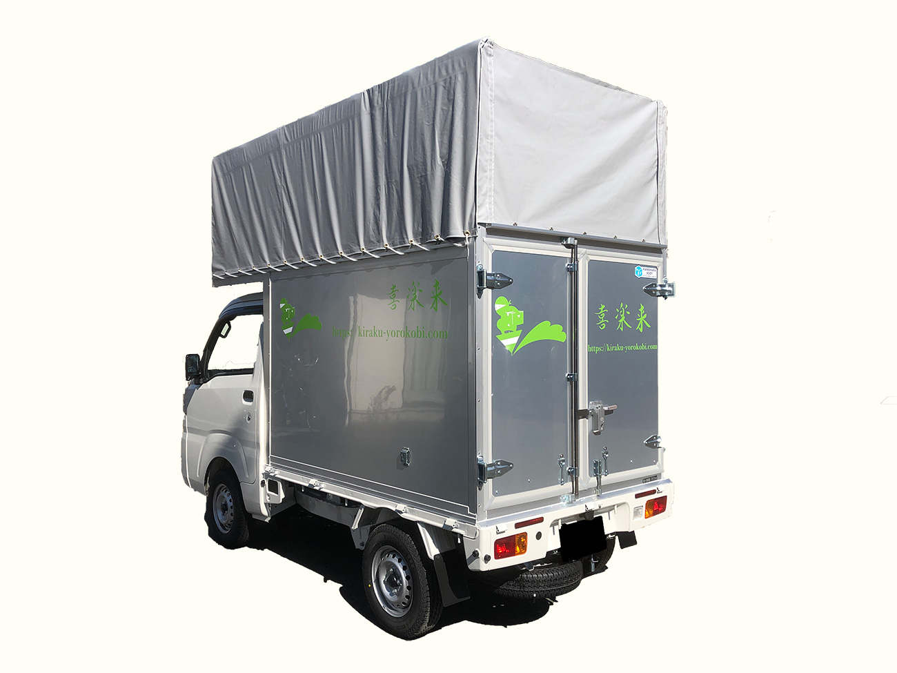 取りにこれる方。 軽トラ用、荷台アルミパネル 観音扉使用